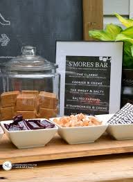 S Mores Bar Party Build Your Own S Mores Party Table Set Up Letsmakesmores Bystephanielynn S Mores Bar Smores Bar Party Smores Party