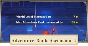 These items are unrelated to ascension, so you will not be able to unlock constellations through character ascension. Adventure Rank Ascension 4 World Quest Walkthrough Guide Genshin Impact Gamewith