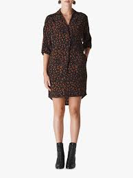 Whistles Lola Cheetah Print Dress Black Multi Cheetah Print Dress Print Dress Cheetah Print