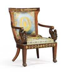 C1810 An Important Gilt Bronze Mounted Mahogany Chair French Empire Circa 1810 Stamped G Iacob Estimate 15 000 2 Chair Gilded Furniture French Furniture