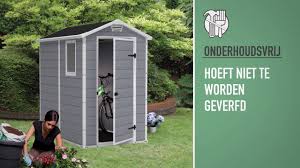 Keter Manor 4x6 Outdoor Garden Storage Shed Du Youtube