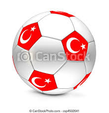 De eerste wedstrijden werden gespeeld in ottoman salonica in 1875. Ball Football Turkije Voetbal Turkije Bal Pentagons Voetbal Voetbal Vlag Glanzend Canstock