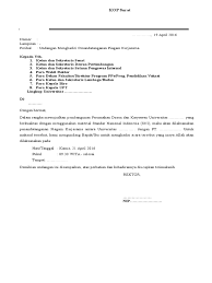 Berikut kami berikan contoh surat undangan resmi yang bisa dijadikan referensi dalam pembuatannya. Contoh Surat Undangan Menghadiri Penandatangana Piagam Kerjasama Docx