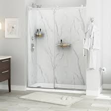 Passage Shower Walls Serene Marble Shower Wall Shower Wall Panels Bathroom Style