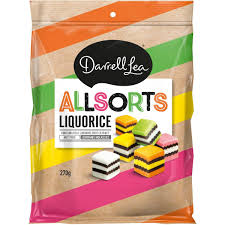 Licorice, liquorice, yashtimadhu, glycyrrhiza, glycyrrhiza uralensis, glycyrrhiza glabra. Darrell Lea Liquorice Allsorts 270g Big W