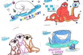 More 100 coloring pages from cartoon coloring pages category. Finding Dory Printable Coloring Pages Coloring And Drawing