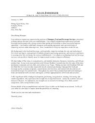 27 Cover Letter For Food Service In 2020 Cover Letter For Resume Resume Cover Letter Examples Manager Resume