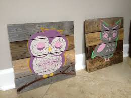 Owl Rustic Wall Artartworkwood Pallet Artwood By 27binkstreet 44 99 Owl Room Owl Decor Owl Bedrooms