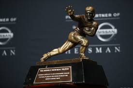 Heisman trophy, award given annually to the outstanding college gridiron football player in the united states as determined by a poll of sportswriters. No Two Are Exactly The Same How The Heisman Trophy Is Made The New York Times