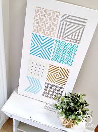 It's simple, fun and most importantly far cheaper than buying them online or at a store! Two Step Stenciling Diy Wall Art The 36th Avenue