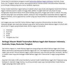 Besides bidang kajian utama, bku has other meanings. Translate Any English Article Or Writing To Indonesia Bahasa By Byerwinprasetyo Fiverr