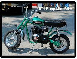 1971 Rupp Scrambler Mini Bike Refrigerator Tool Magnet Mini Bike Bike Mini