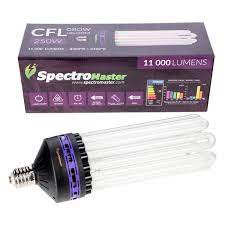 Hydroponic full spectrum cfl grow light bulb 60 watt bulb 5500k h60. Spectromaster Cfl 250w 8u 2100 6400 K Dual Cfl 250w Pro Star 8u 2100 6400k Dual Lighting Lamps Energysaving Cfl Maxgrowshop Com