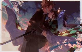 Enjoy demon slayer tanjiro wallpapers in hd quality on customized new tab page. Tanjiro X Kanao Kimetsu No Yaiba 2176 X 1400 Animewallpaper Anime Anime Demon Anime Wallpaper