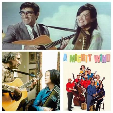 FlashbackFridayFilms “Early in 'A Mighty Wind,' a folk music historian  calls Mitch and Mickey's first kiss “a superb moment in folk music, and  maybe a great moment in the history of humans.”
