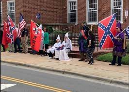 Kkk Met By Counter-protesters At Courthouse In Hillsborough Cbs 17