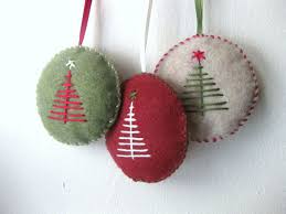 Christmas Ornament Set In Felt Handmade Felt Ornaments Felt Christmas Decorations Felt Christmas Ornaments Christmas Ornaments