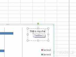 how to add a text box to a chart in excel