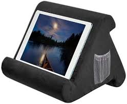 Let The Pillow Do The Work Of Holding Your Tablet Or Reading Materials At The Best Angle For You Rotate Flipy F Tablet Pillow Tablet Pillow Stand Soft Pillows