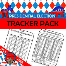 Presidential Election Tracker Pack Free Record Electoral Votes Reveal Winner