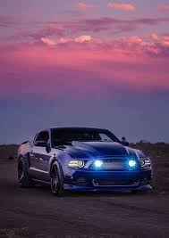Blue 5 0 With Images Muscle Cars American Muscle Cars Ford Mustang Gt