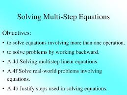 It all depends on your preference. Ppt Solving Multi Step Equations Powerpoint Presentation Free Download Id 405154