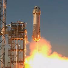 58 minutes ago · watch moment jeff bezos is launched into space billionaire jeff bezos blasts into space on the first crewed flight of blue origin's rocket ship, new shepard. Blue Origin S New Shepard Rocket Launches A New Line Of Business The New York Times