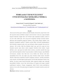 We did not find results for: Top Pdf Program Pembelajaran Individual Meningkatkan Keterampilan Mengancingkan Baju Pada Anak Disabilitas Intelektual Sedang 123dok Com