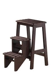 Wood Step Stool Folding Wooden Platform 3 Ladder Kitchen Office Home Furniture Folding Step Stool Step Stool Wooden Step Stool