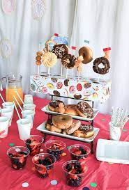 Donut Themed Baby Sprinkle Shower With Free Printable Donut Decor Sprinkle Baby Shower Sprinkle Shower Donut Decorations
