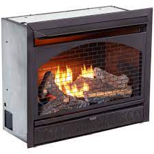 Gas and direct vent fireplaces give you instant heat, convenience, and ambience. Procom Vent Free Dual Fuel Fireplace Insert Model Fbnsd28t Walmart Com Walmart Com