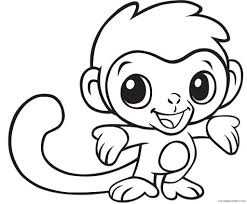 Find more valentine monkey coloring page pictures from our search. Cute Baby Monkey Coloring Pages Coloring4free Coloring4free Com