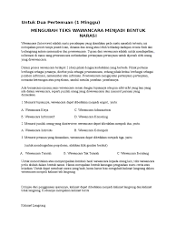 Check spelling or type a new query. Materi Teks Wawancara Ke Teks Narasi 7 Sem 1