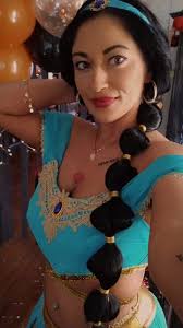 A whole new world with Lou! Happy Halloween from Jasmine and a very moody  Rajah! Share your Halloween pics below! I want to see your costumes!