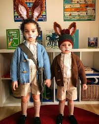 Peter Rabbit Benjamin Bunny Instakids Littlelondoners Peterrabbit Benjaminbunny Beatrixpott Bunny Costume Kids Book Week Costume Book Day Costumes