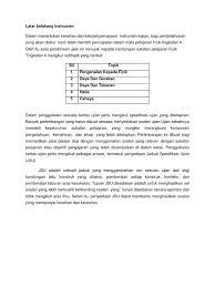 Latar Belakang Instrumen Dalam Menentukan Kesahan Dan Kebolehpercayaan Instrumen Kajian Bagi Pembolehubah Yang Akan Diukur