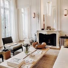 Typical Parisian Style In The Gorgeous Home Of Mathilde Thomas Love The Living Room So Elegant And Inf Parisian Interior French Home Decor Elegant Living Room