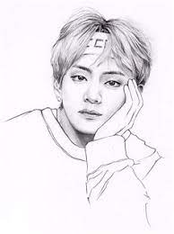 Kartun gambar sketsa anime keren. 110 Ide Lukisan Bts Lukisan Sketsa Gambar