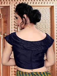 About 14% of these are plus size shirts & blouses, 38% are ladies' blouses & tops, and 6% are women's tank tops. Navy Blue Women S Silk With Boat Neck Blouse Amrutam Fab 2995090