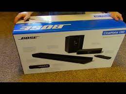 Bose Cinemate 130 Soundbar Unboxing Youtube