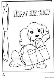 Dachshunds are a great dog breed. Birthday Puppy Coloring Page Novocom Top