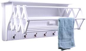 Here is another wall mounted clothesline drying product. Wall Mounted Handmade 8 Arm Amish Craftmanship Wooden Clothes Drying Rack Clothes Drying Rack Seedsbazar Home Garden