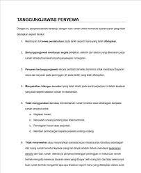 Format Terkini Contoh Surat Perjanjian Sewa Rumah 2021 Download