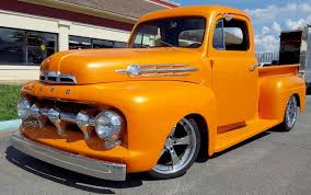 Image result for Orange 1952 Truck