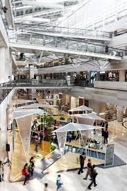 Latitude Creates Agora Pavilion For Beijing Financial Street Mall Shopping Mall Design Shopping Mall Interior Atrium Design