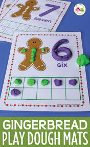 This list of literacy activities for preschoolers is a great start for. Gingerbread Man Play Dough Activities For Preschool Pre K And Kindergarten Gingerbread Math Activities Christmas Kindergarten Gingerbread Man Math Activities