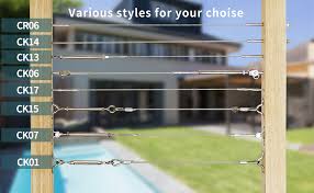In addition to the standard raileasy™ tensioner, atlantis rail has developed. Muzata 1 8 Cable Railing Kit 4pack Inluded M6 Stainless Steel Hook Eye Turnbuckle Tension 4pcs M3 1 8 Wire Rope Cable Clip Clamp 8pcs M3 Stainless Steel Thimble 8pcs Nk10 Amazon Com Industrial