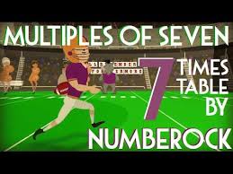 7 Times Table Song Rap Multiplication 3rd Third Grade 4th Fourth Grade Youtube Math Songs Multiplication Songs Online Books For Kids