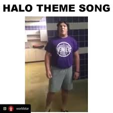 Guy Sings The Halo Theme Song In School Showers Coub The Biggest Video Meme Platform