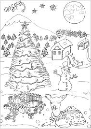 Visit this site for details: Christmas Landscape Christmas Adult Coloring Pages